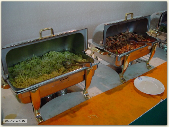 Buffet, Yanggakdo Hotel, Pyongyang, DPRK